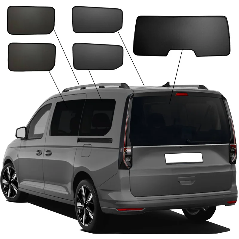 SunClip Zicht- & Zonwering  Volkswagen Caddy Maxi Van 2022- & Ford Grand Tourneo Connect 2022-