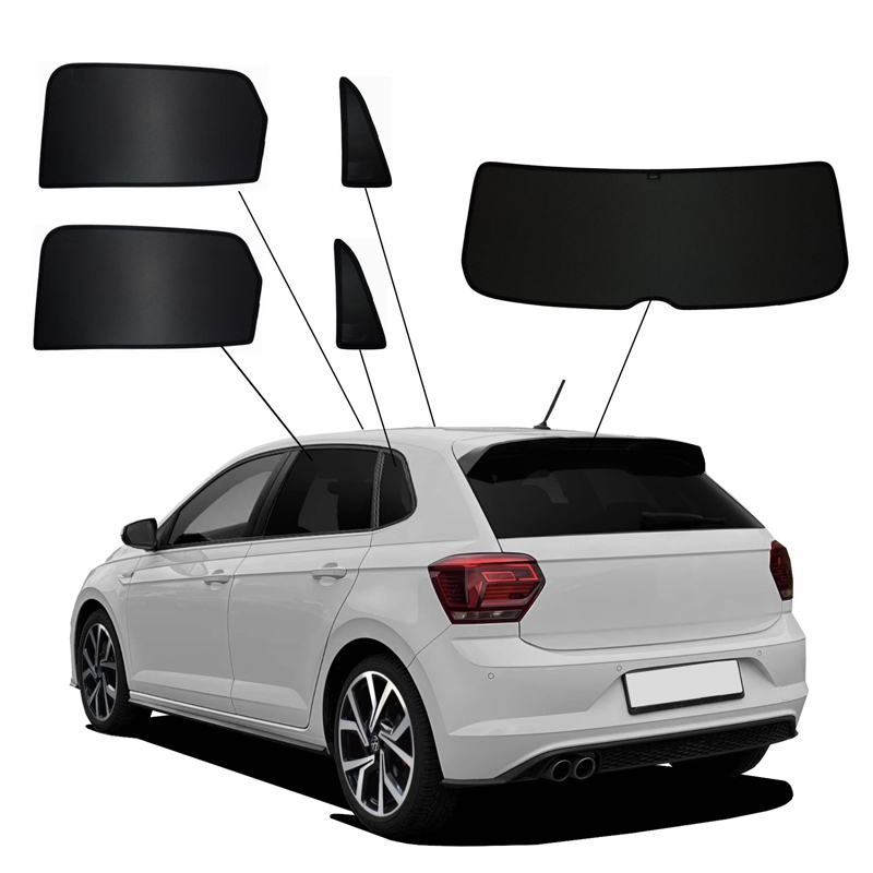 SunClip Zicht- & Zonwering  Volkswagen Polo VI (AW) 5-deurs 2017-2021 & FL 2021-