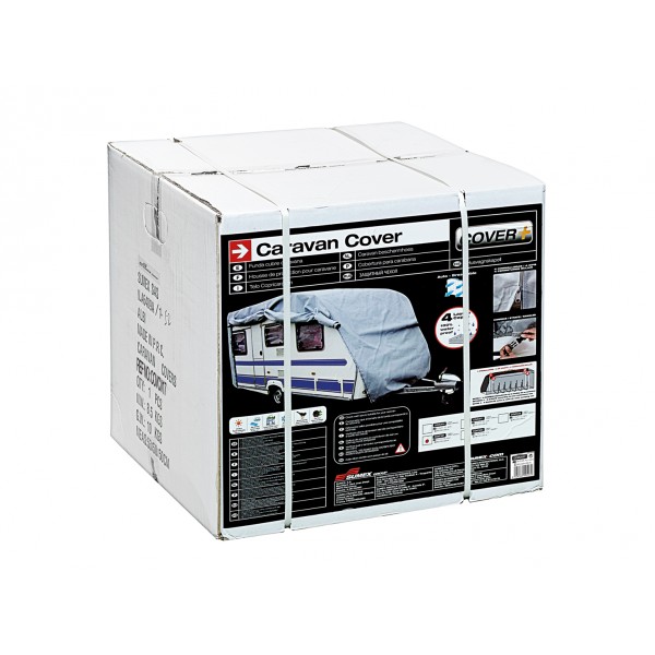 Caravan beschermhoes / afdekhoes PVC 706X225X220cm (6,40Mx7,00M)