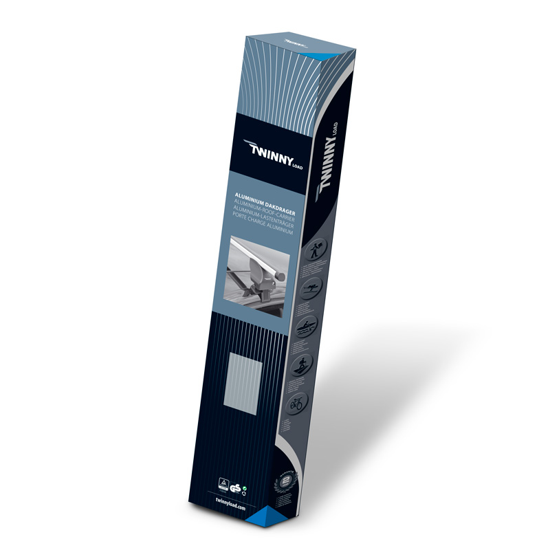 Dakdragerset Twinny Load Aluminium A46  Lexus/Nissan/Skoda/Seat/Toyota/Volkwagen Diversen (voor auto's zonder dakreling)