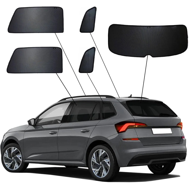 SunClip Zicht- & Zonwering  Skoda Kamiq (NW) 2019-2024