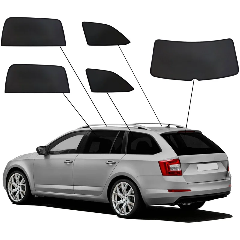 SunClip Zicht- & Zonwering  Skoda Octavia III (5E) Kombi 2013-2017 & Facelift 2017-2020