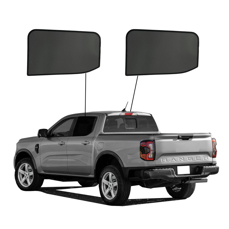 SunClip Zicht- & Zonwering  Ford Ranger Crew Cab 2022- & Volkswagen Amarok II 2022-